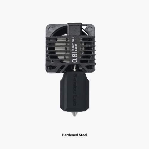 Bambu Lab X1 Serisi 0.8mm Sertleştirilmiş Çelik Nozzle Hotend Seti