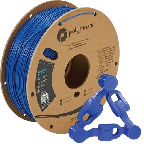 PolyLite PLA Pro Filament Mavi - Dayanıklı ve Kolay Baskı