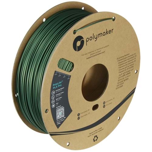 PolyLite PLA Pro Metalik Yeşil