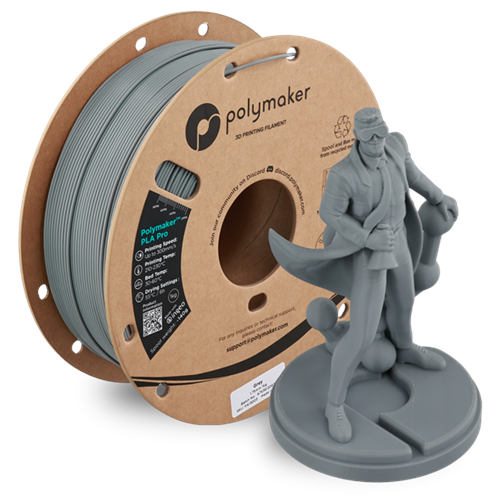 Polymaker PLA Pro Filament Gri - 1kg 1.75mm