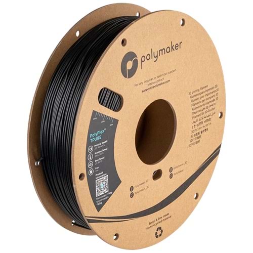 PolyFlex TPU95 Filament Siyah– Esnek 3D Baskı