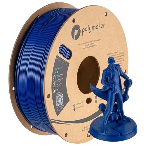 PolyLite ABS Filament Mavi – Dayanıklı ve Profesyonel 3D Baskı