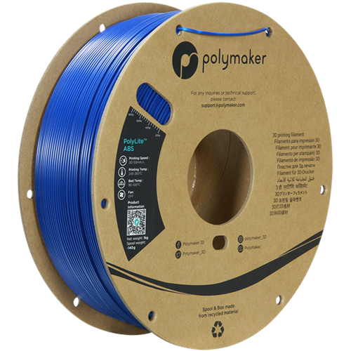 PolyLite ABS Filament Mavi – Dayanıklı ve Profesyonel 3D Baskı