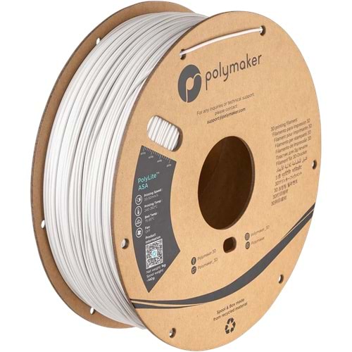 PolyLite ASA Filament Beyaz – UV Dayanımlı 3D Baskı