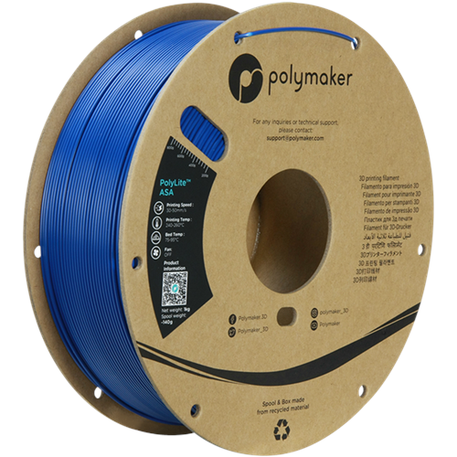 PolyLite ASA Filament Mavi – UV Dayanımlı 3D Baskı