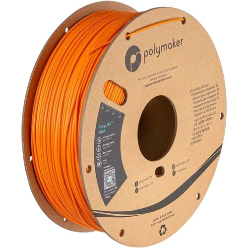 PolyLite ASA Filament Turuncu – UV Dayanımlı 3D Baskı