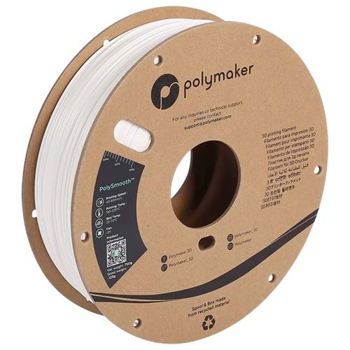 PolySmooth Beyaz – Pürüzsüz Yüzeyli 3D Baskı Filamenti