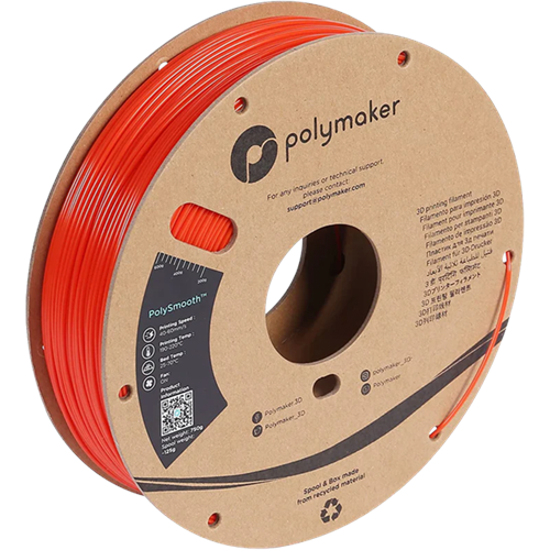 PolySmooth Mercan Kırmızı – Pürüzsüz Yüzeyli 3D Baskı Filamenti