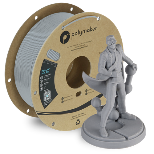PolyLite PLA Pro Filament Gri - Dayanıklı ve Kolay Baskı