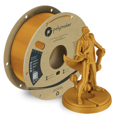 PolyLite PLA Pro Filament Altın - Dayanıklı ve Kolay Baskı