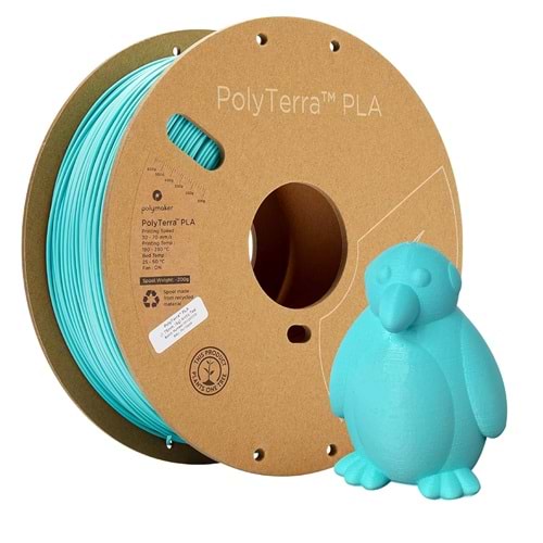 PolyTerra PLA Filament Arktik Camgöbeği - 1 kg 1.75mm