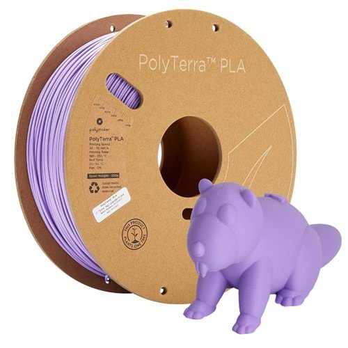 PolyTerra PLA Filament Lavanta Mor - 1 kg 1.75mm
