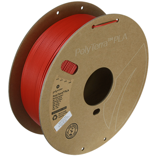 PolyTerra PLA Filament Askeri Kırmızı - 1 kg 1.75mm