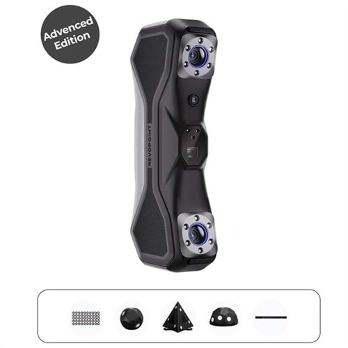 Revopoint MetroX Advanced Edition (Stoktan Teslim) – Profesyonel 3D Lazer Tarayıcı 