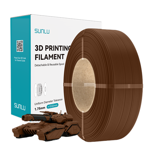 Sunlu Refill PLA Kahverengi - 1kg 1.75mm