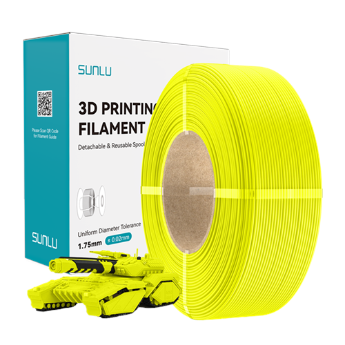 Sunlu Refill PLA Sarı - 1kg 1.75mm