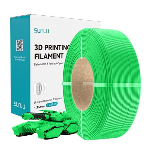 Sunlu Refill PLA Yeşil - 1kg 1.75mm