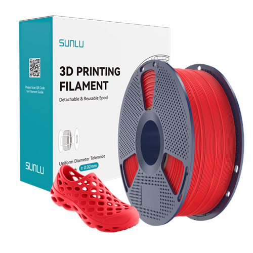 Sunlu TPU-95A Filament Kırmızı - 1kg 1.75mm