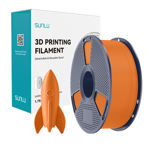 Sunlu Yüksek Hızlı PLA Filament Güneş Turuncusu – 1kg 1.75mm