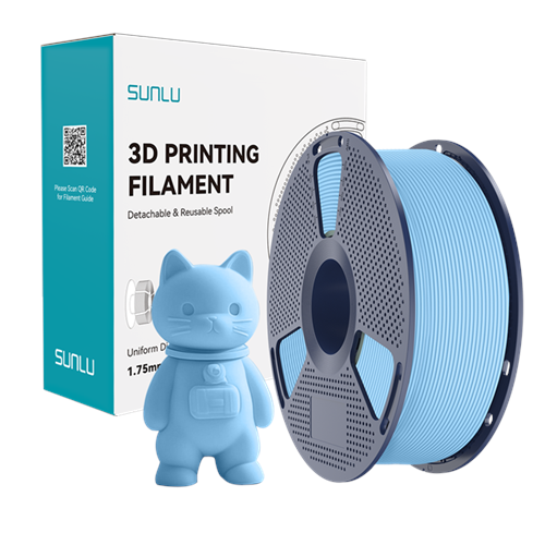 SUNLU PLA Mat Filament Okyanus Mavi 1kg 1.75mm