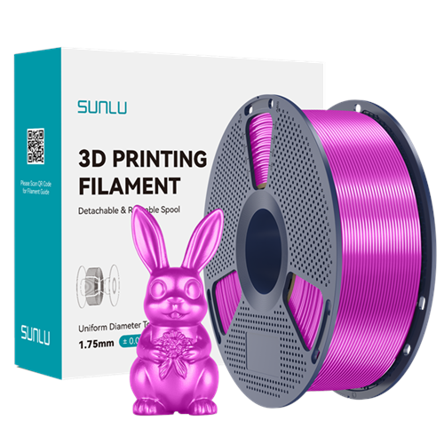 Sunlu Silk PLA+ Filament Mor - 1kg 1.75mm