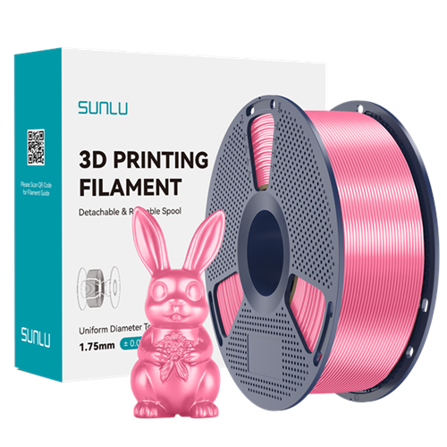 Sunlu Silk PLA+ Filament Pembe - 1 kg 1.75mm