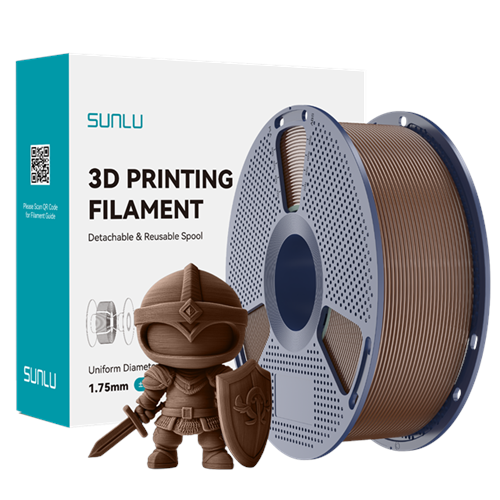 Sunlu PLA+ 2.0 Filament Kahverengi - 1kg 1.75mm
