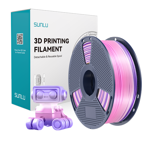 Sunlu Silk PLA+ Filament Gökkuşağı 03 - 1 kg 1.75mm