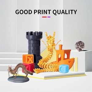 Entina PLA Filament Seti - Pembe, Sarı, Yeşil, Mor 4x250g 1.75mm