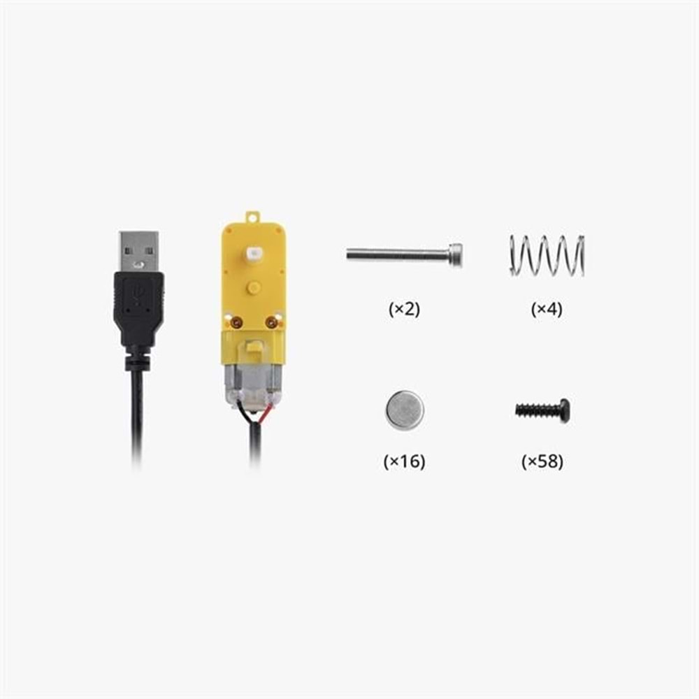 Engine Model Components Kit-005 | Mekanik Motor Model Parça Seti | Eğitim ve Hobi İçin