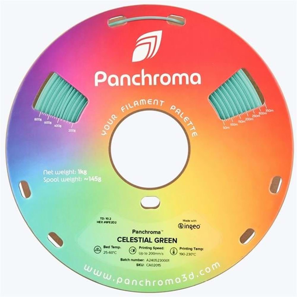 Panchroma PLA Filament Celestial Yeşil