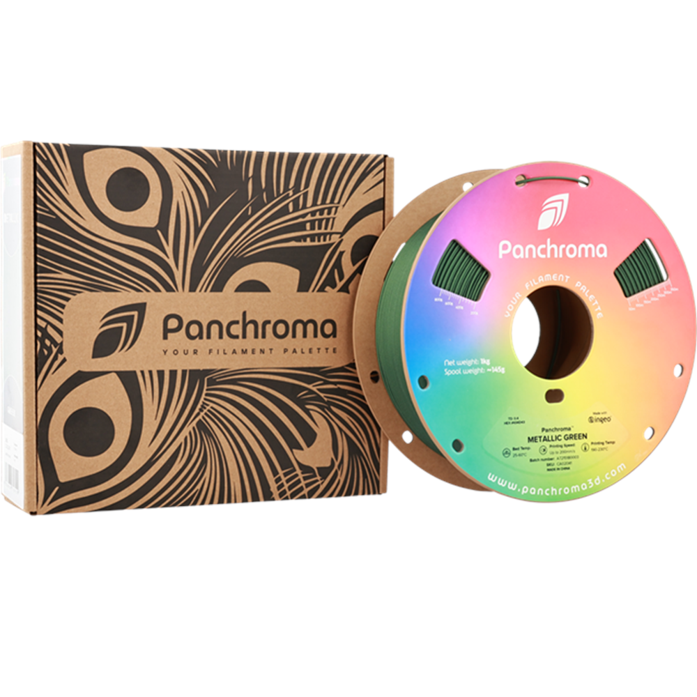 Panchroma PLA Filament Metalik Yeşil - 1 kg 1.75mm