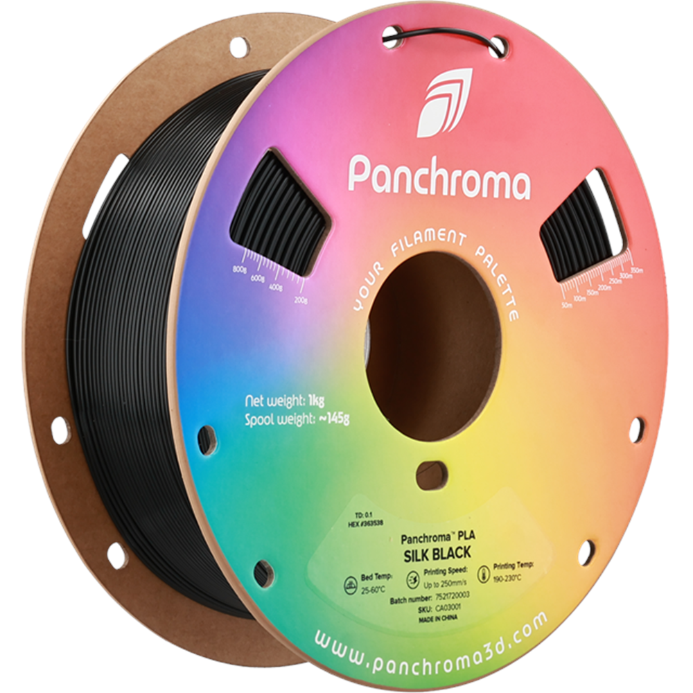 Panchroma Silk PLA Filament Siyah