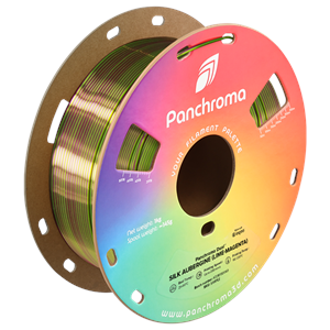 Panchroma Dual Silk Aubergine PLA Filament | Lime - Macenta