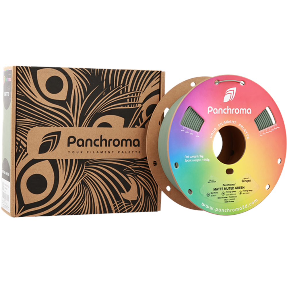 Panchroma PLA Filament Mat Yumuşak Yeşil – 1 kg 1.75mm