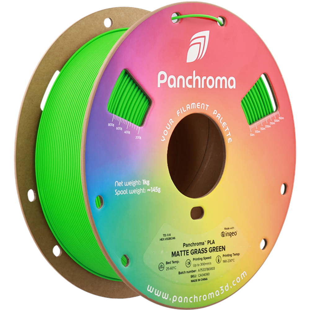 Panchroma PLA Filament Mat Çim Yeşil – 1 kg 1.75mm