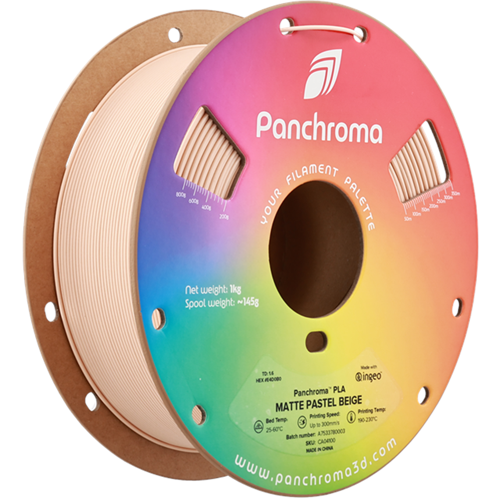 Panchroma PLA Filament Mat Pastel Bej – 1 kg 1.75mm