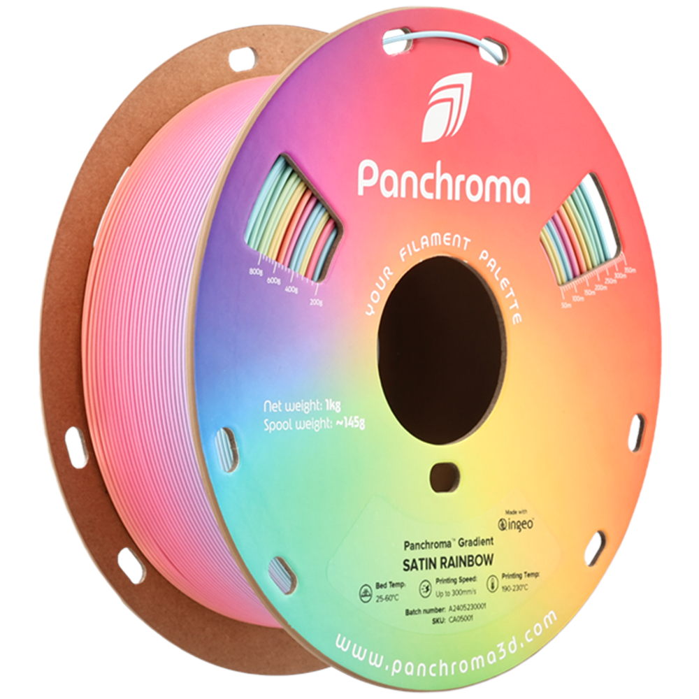 Panchroma PLA Gradient Filament Saten Gökkuşağı - 1 kg 1.75mm
