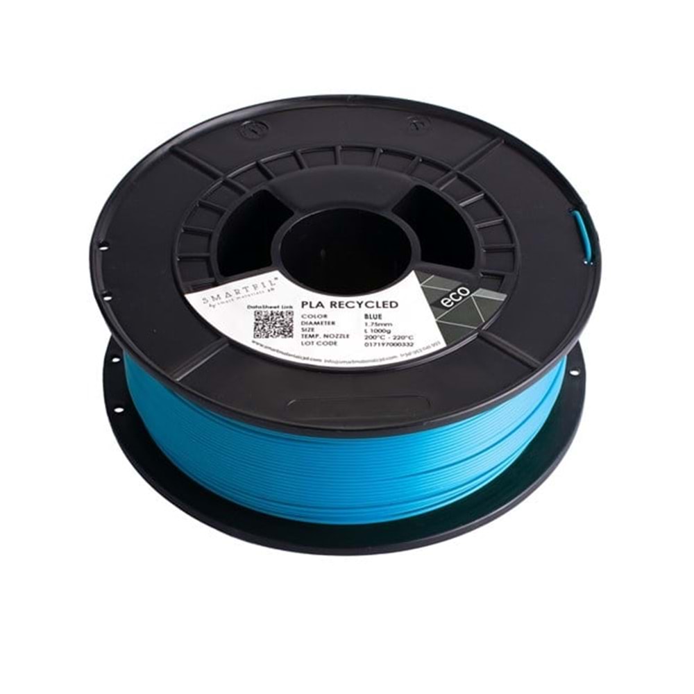Smartfil PLA Recycled Filament Mavi - 1 kg 1.75mm