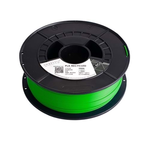Smartfil PLA Recycled Filament Yeşil - 1 kg 1.75mm
