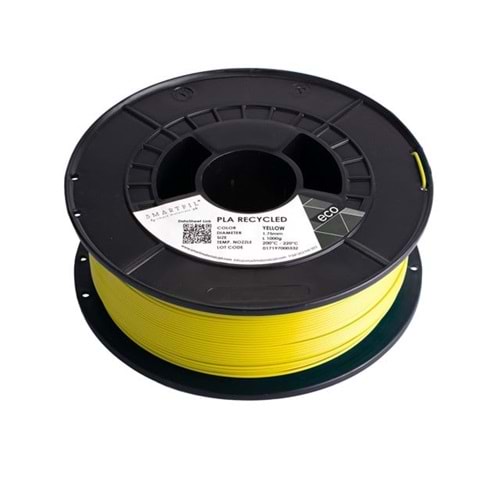 Smartfil PLA Recycled Filament Sarı - 1 kg 1.75mm