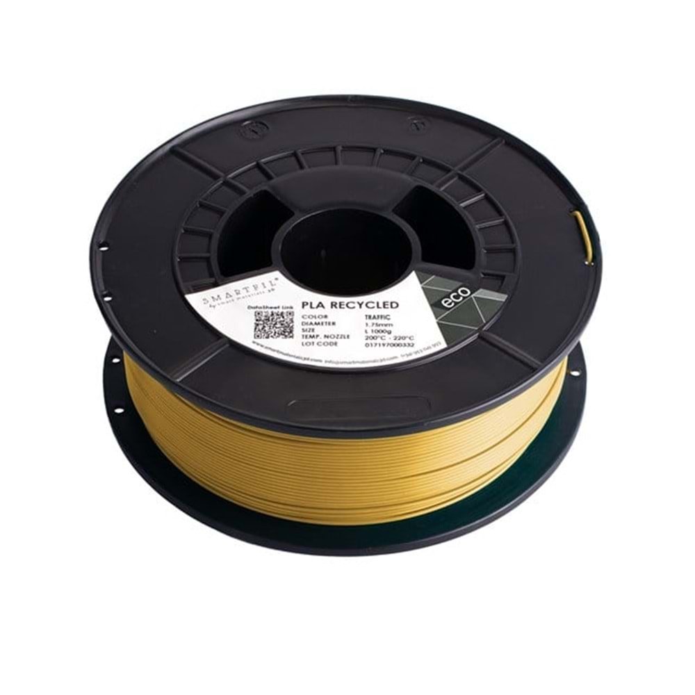 Smartfil PLA Recycled Filament Trafik Sarısı - 1 kg 1.75mm
