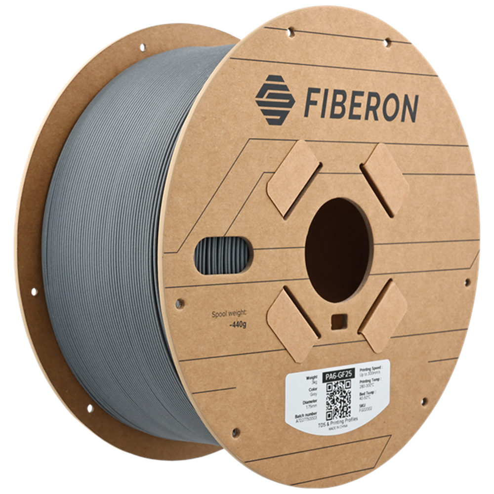 Fiberon PA6-GF25 Gri Filament 3 KG