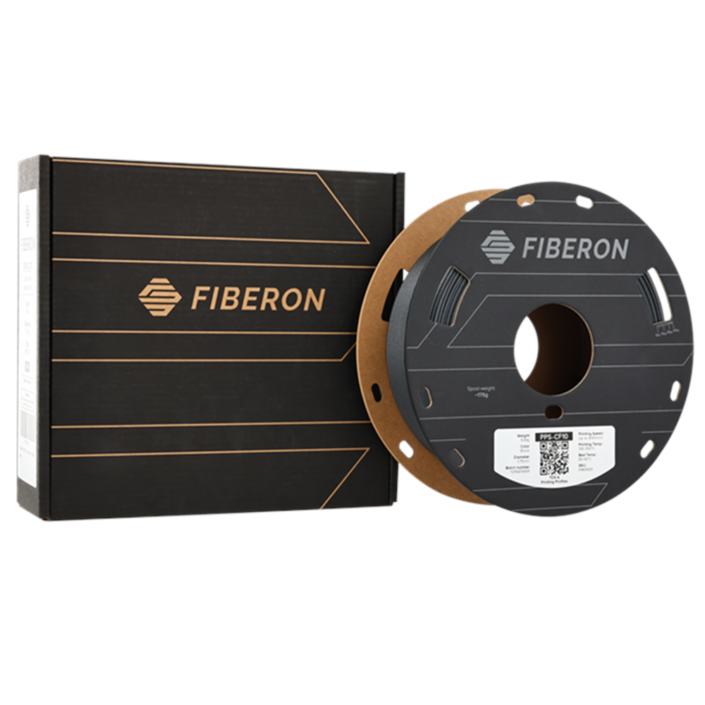 Fiberon PPS-CF10 Siyah Filament