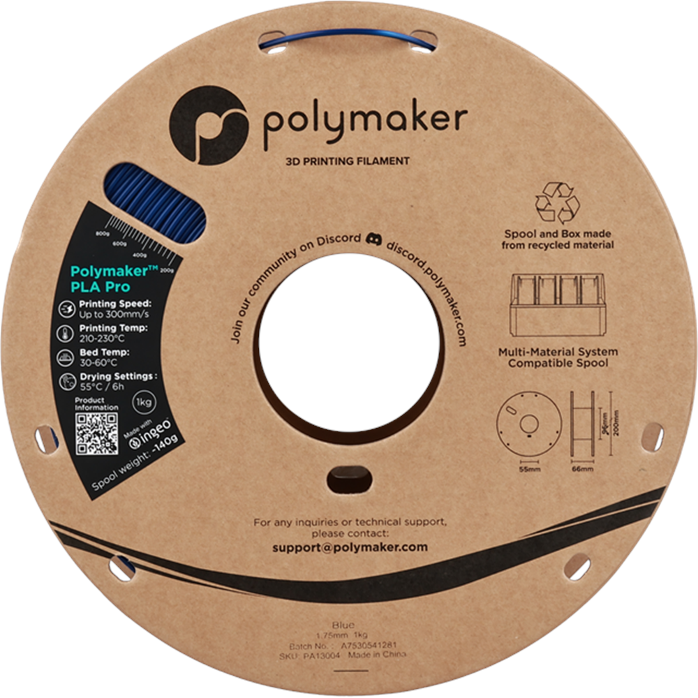 PolySonic PLA Pro Yüksek Hızlı Mavi Filament