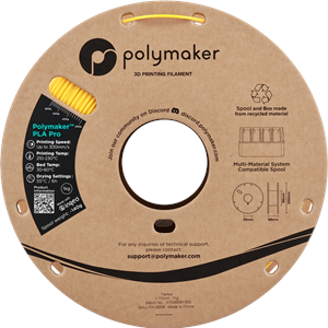 Polymaker PLA Pro Filament Sarı - 1kg 1.75mm