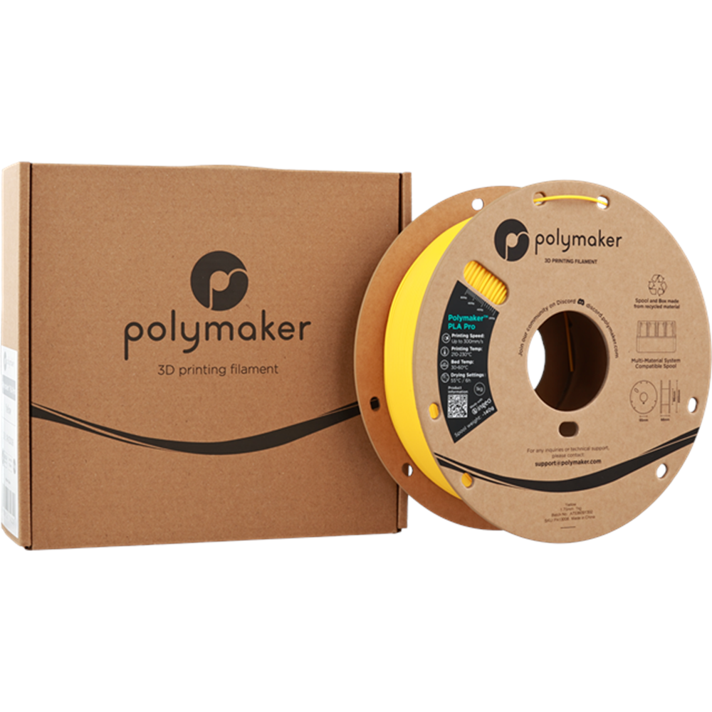 Polymaker PLA Pro Filament Sarı - 1kg 1.75mm