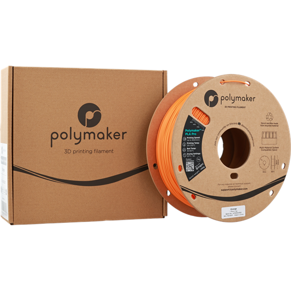 Polymaker PLA Pro Filament Turuncu - 1kg 1.75mm