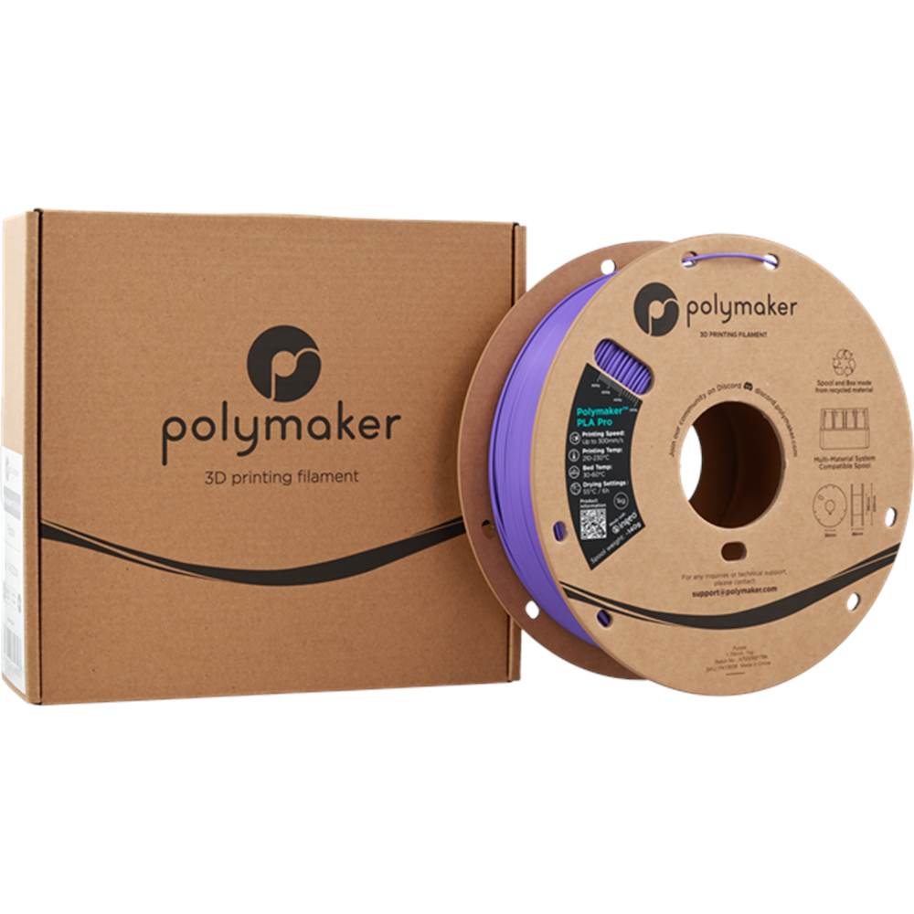 Polymaker PLA Pro Filament Mor - 1kg 1.75mm