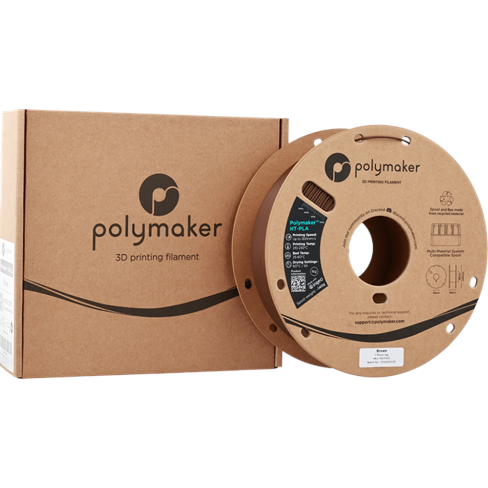 Polymaker HT-PLA Filament Kahverengi